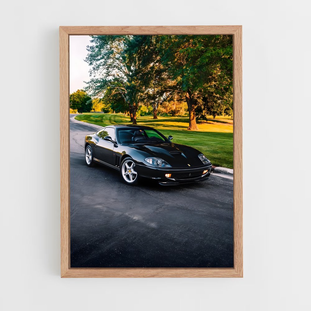 Poster Maranello Quand – affiche Ferrari (vue 4)